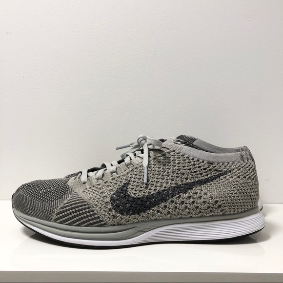NIKE FLYKNIT RACER TWO-TONE GREY - Picture 5 of 11